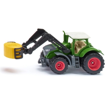 Traktorek Fendt z kleszczami do bel model metalowy SIKU S1539